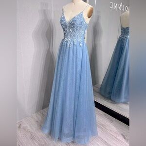 Blue prom dress!